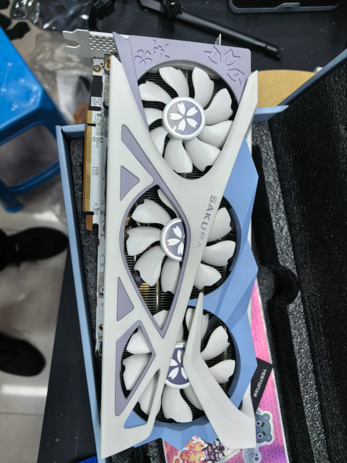 Yeston Sakura AMD Radeon RX 6800 XT 16GB GDDR6 Graphics Card, PCIe 4.0, 3-Fan