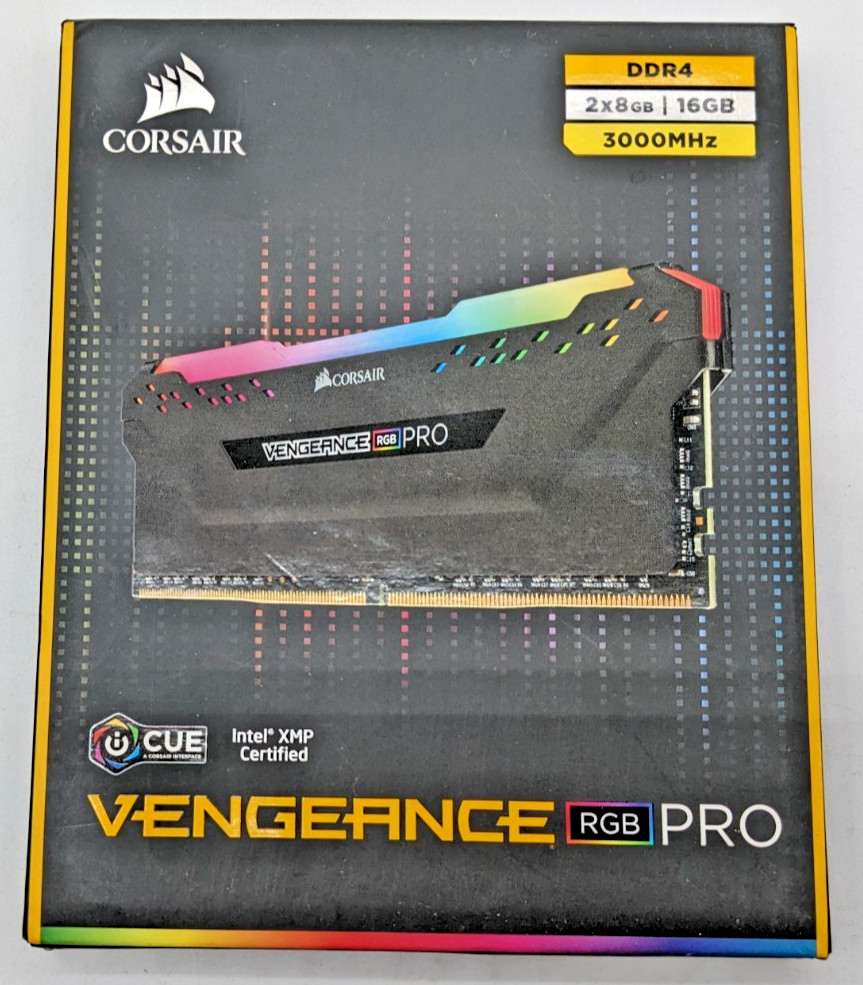 Corsair | VENGEANCE | 3000 MHz | 16GB | DDR4 | Black