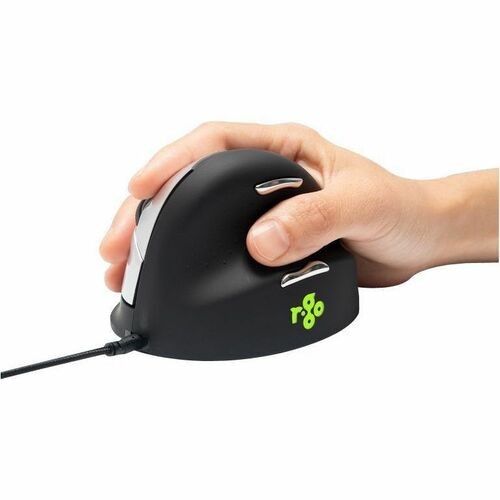 R-Go HE ergonomic mouse, vertical mouse, prevents RSI, medium (hand length 165-1