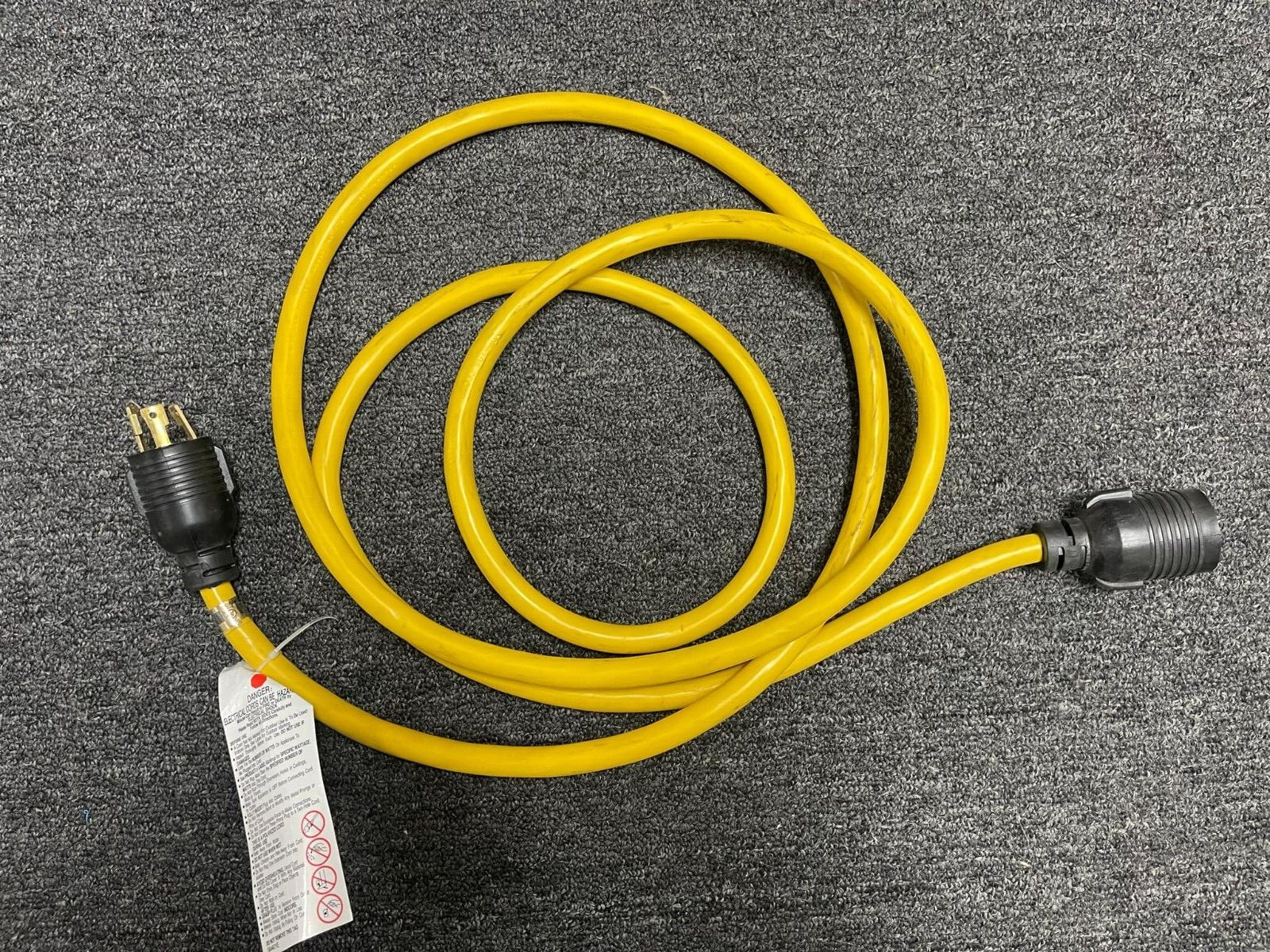 25ft Heavy-Duty Power Extension Cord (L6-30P to L6-30R)