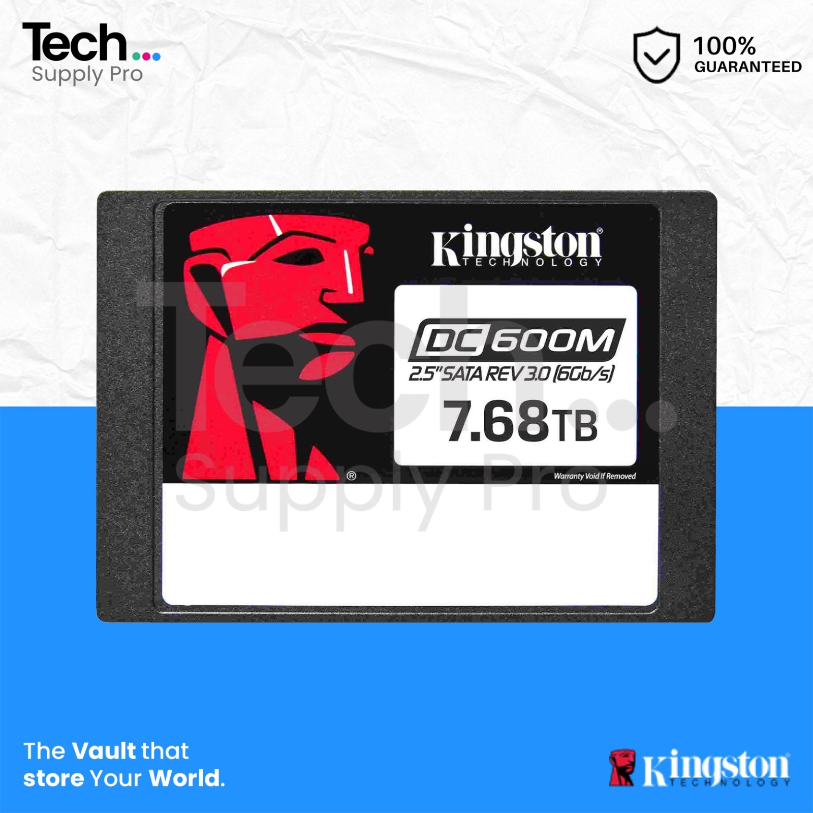 Kingston SEDC600M/7680G DC600M 7.68TB 6Gbps 2.5" Mixed Use SSD