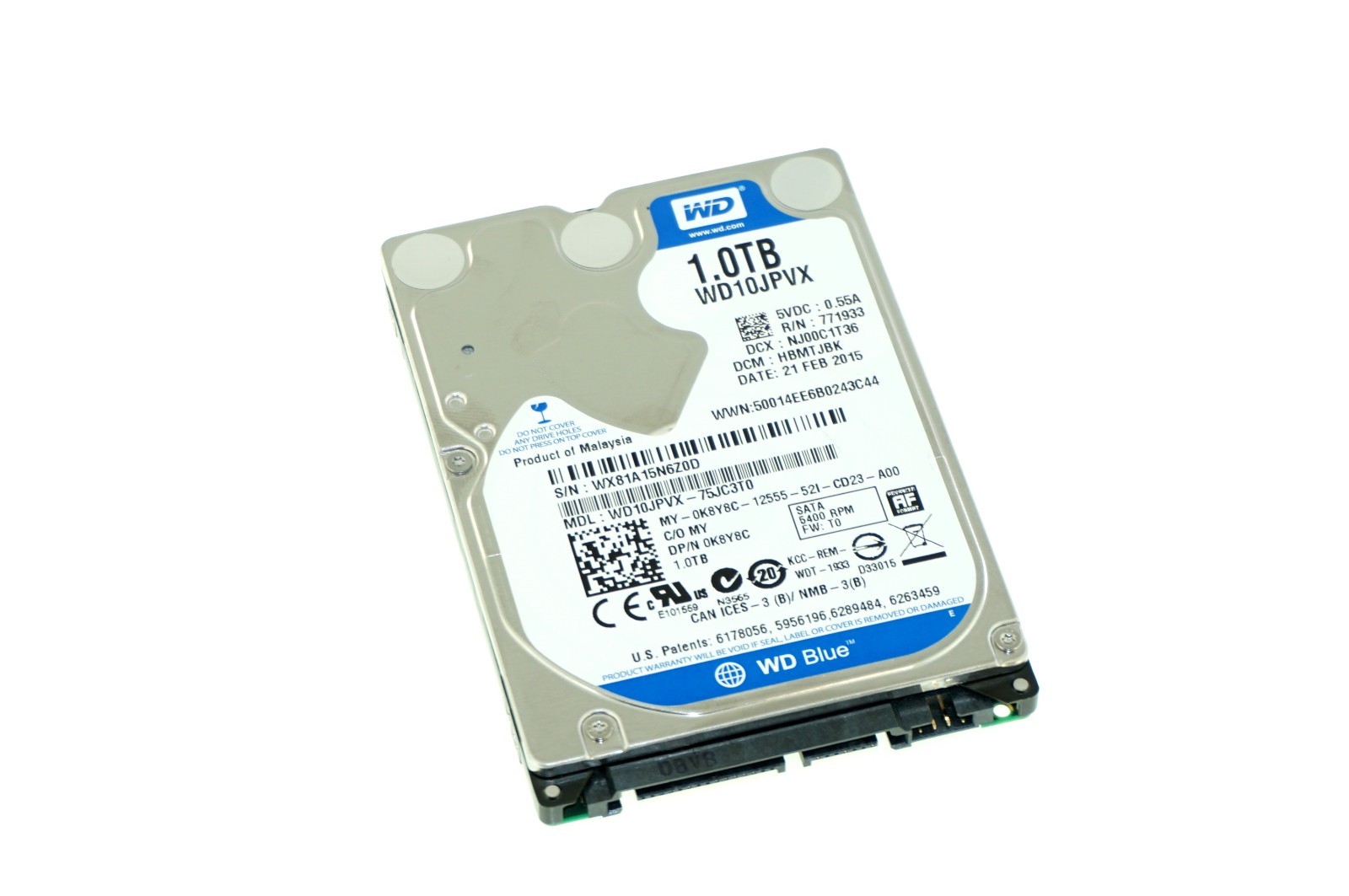 WD10JPVX GENUINE WESTER DIGITAL LAPTOP HARD DRIVE 1.0TB 5400RPM SATA (A)(CA22)