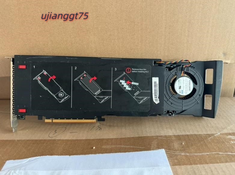 Lenovo ThinkStation M2 expansion card 00FC998 5c50v94316 pcie x16 1 to 4 nvme