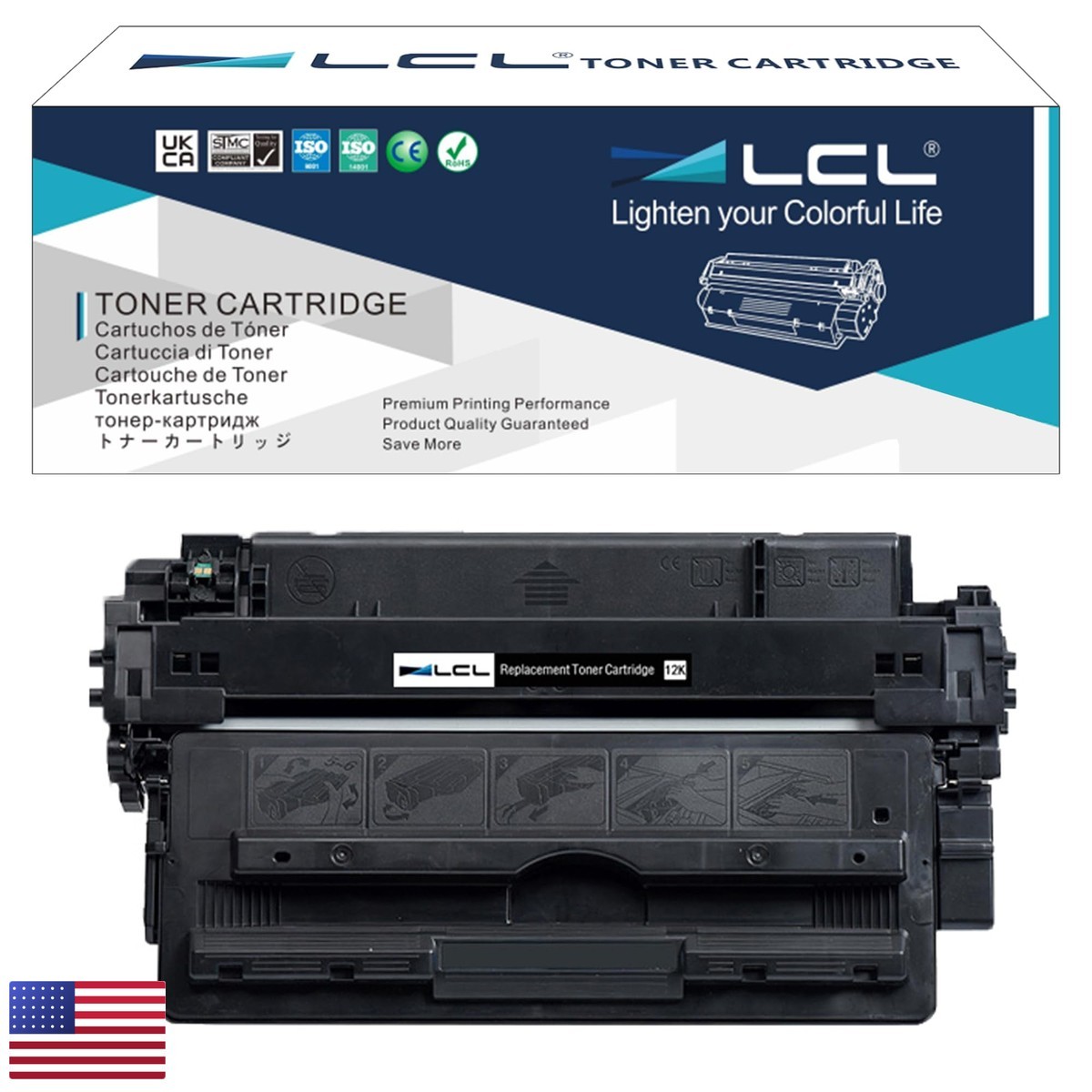 LCL Compatible Toner Cartridge for HP 16A Q7516A 5200 5200n 5200tn 5200dtn