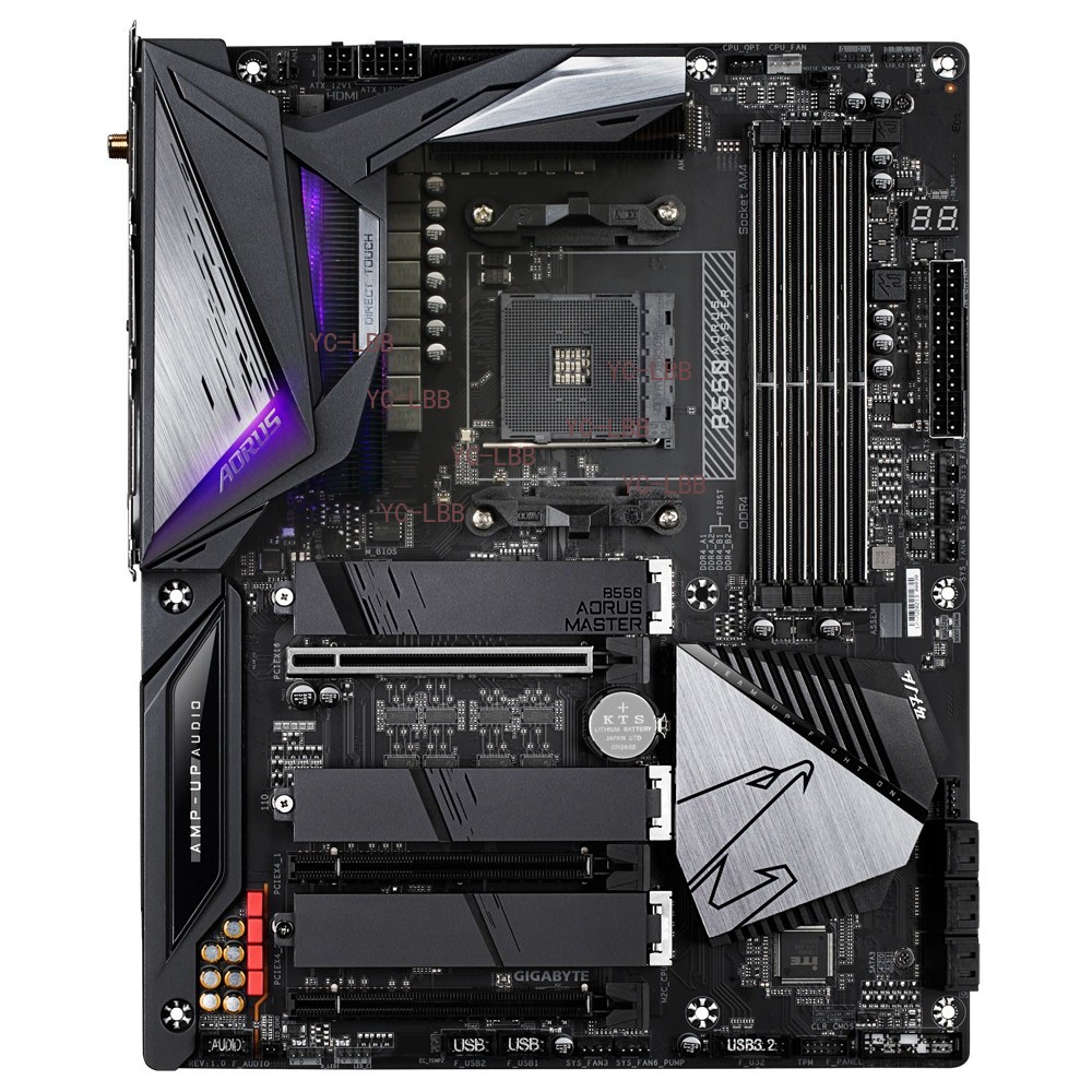 FOR GIGABYTE B550 AORUS MASTER HDMI AMD AM4 128GB Motherboard 100% Test 100%