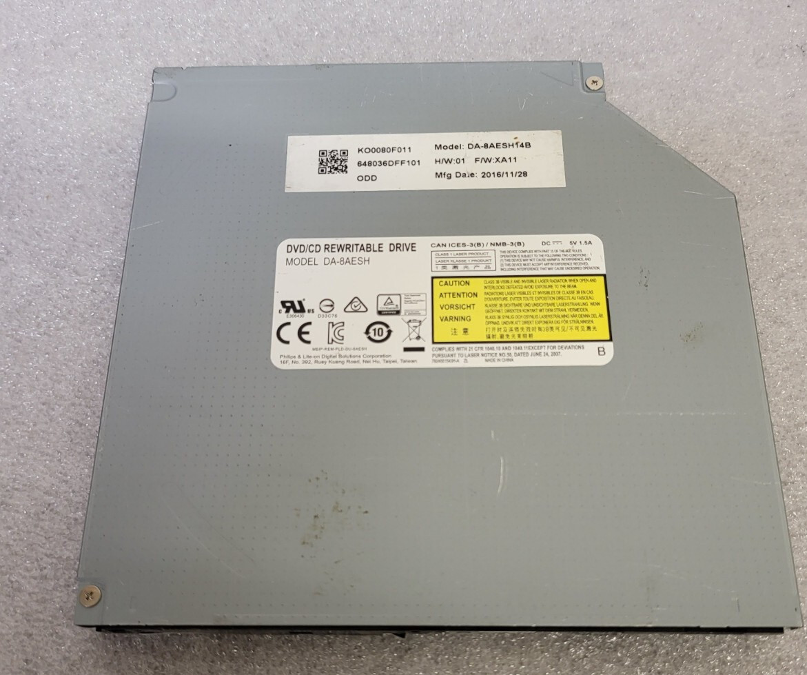 DA-8AESH-11B OEM HP DVD DRIVE US SELLER SEE PHOTO