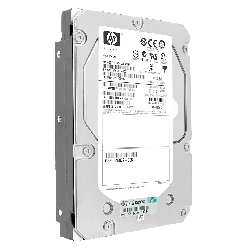 Festplatte HP EF0600FARNA 600GB 6G DP SAS 15K 516832-006