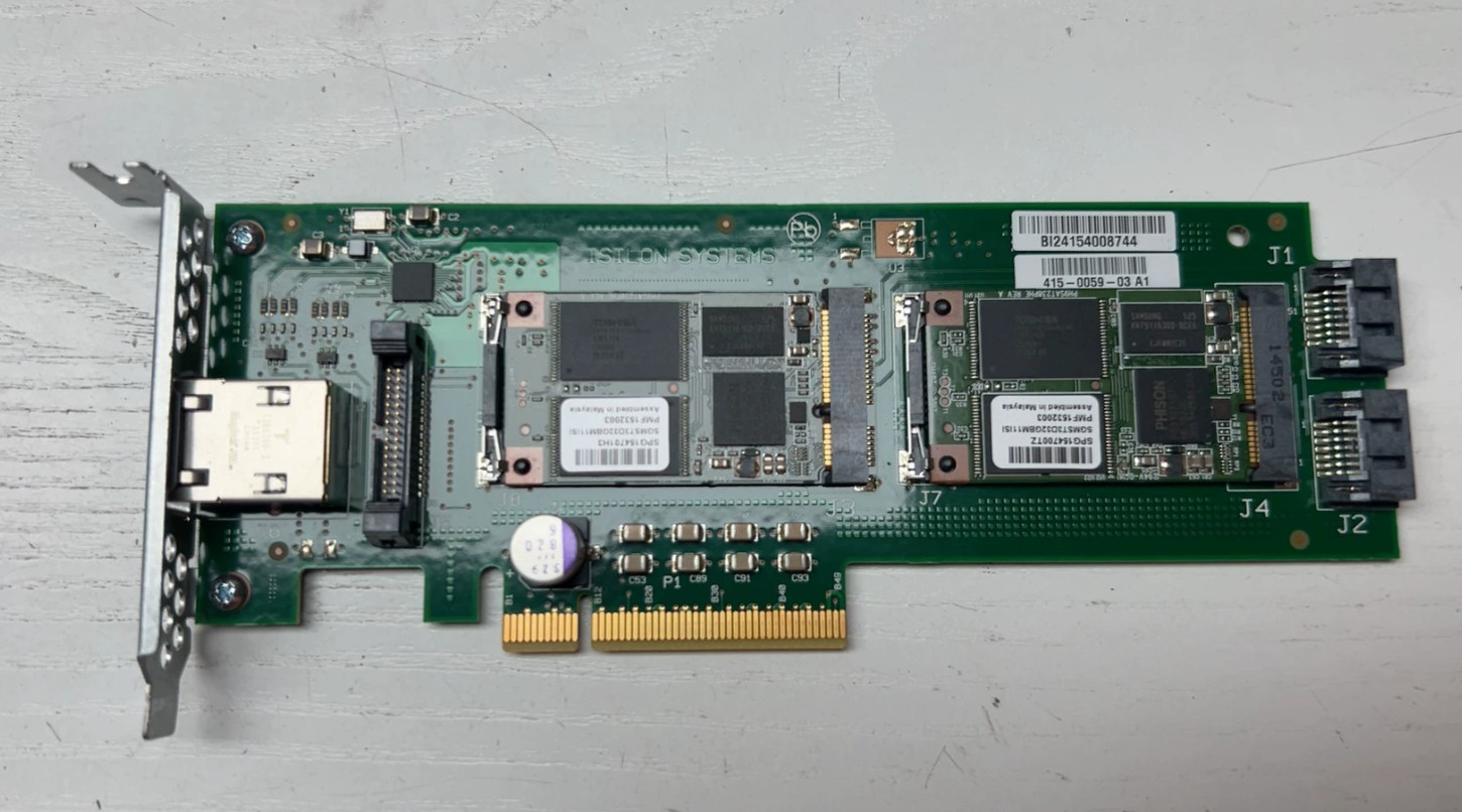 EMC Isilon X410 PCIe mSATA Boot Carrier Card 415‑0067‑01 Dual‑Slot Boot Board