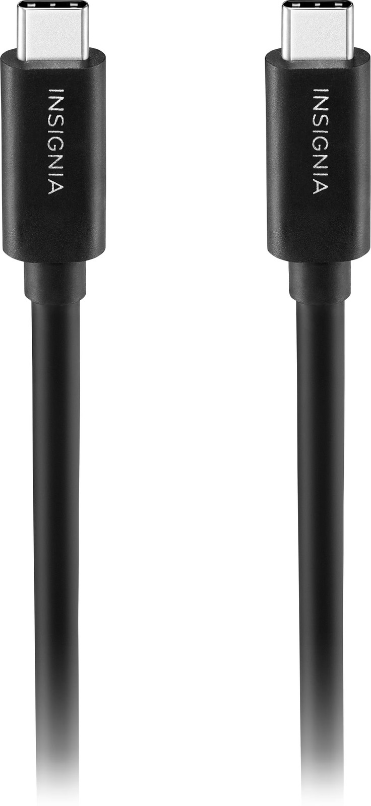Insignia- 3.3USB-C to USB-C 3.2 Gen 2 Superspeed+ 10Gbps Cable - Black