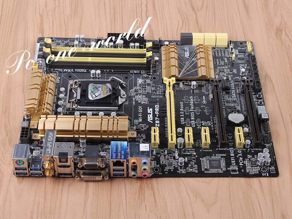 ASUS Z87-PRO LGA 1150 Motherboard Intel Z87 DDR3 USB3.0 ATX DVI HDMI  100% work