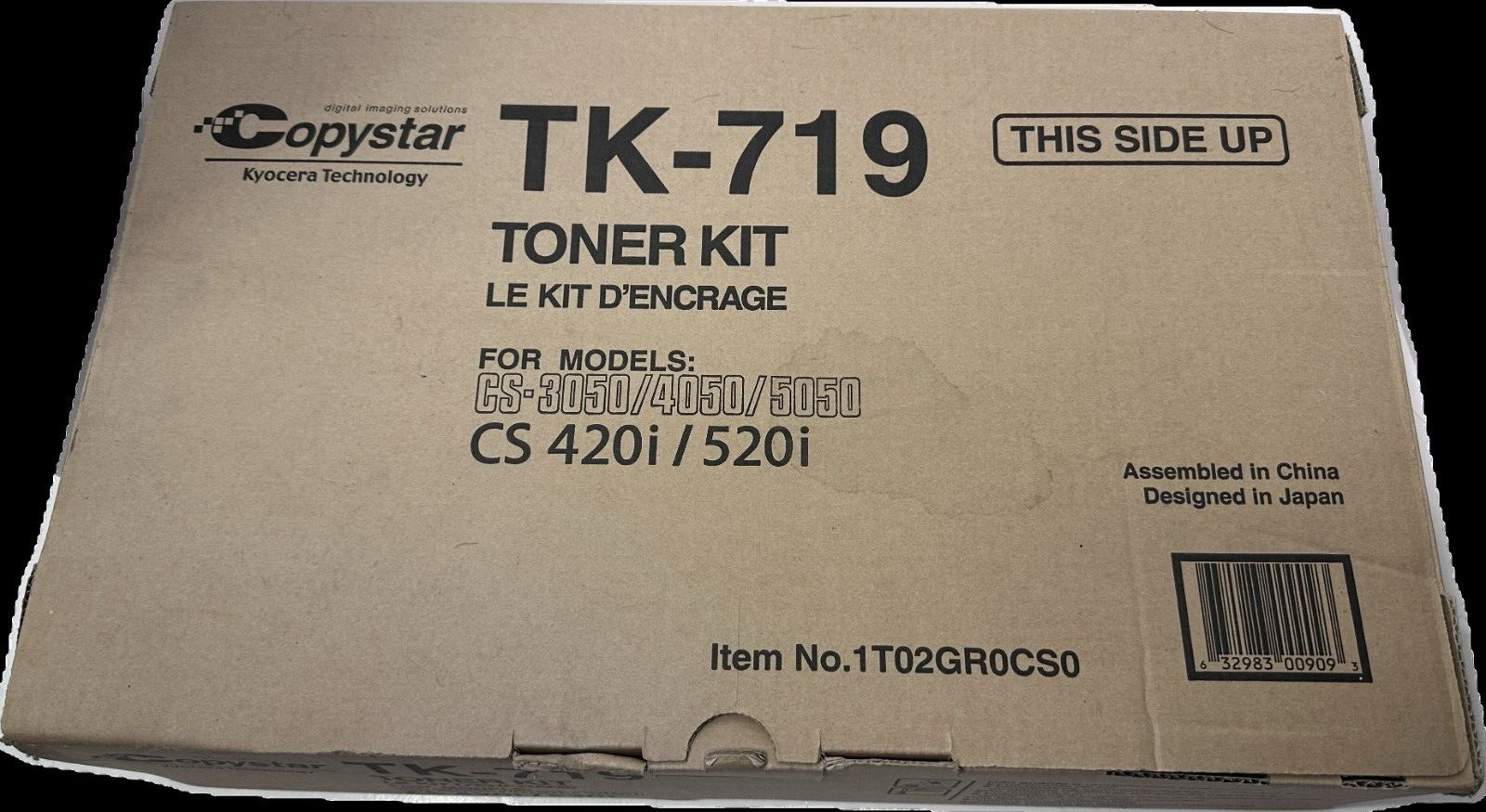 Copystar TK-719 / 1T02GR0CS0 Black Toner Cartridge CS-3050/CS-4050/CS-5050