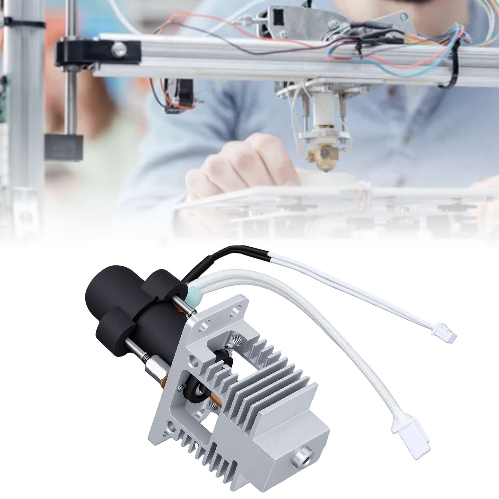 Hotend Replacement For FLSUN S1 S1 PRO 3D Printer 1200mm/s Speed Hotend Ac AP9