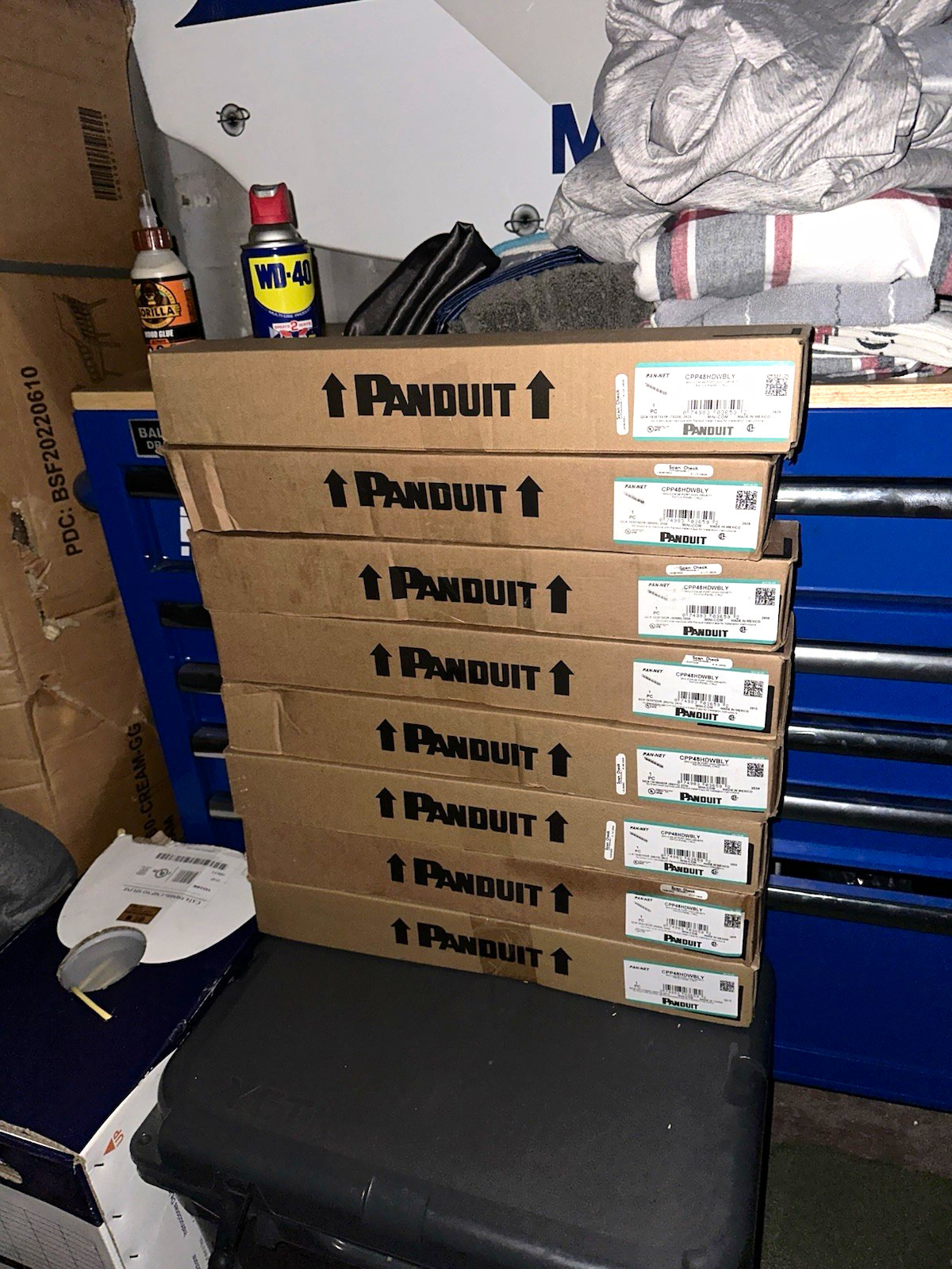Panduit Pan-Net CPP48HDWBLY 48-Port RJ-45 Ethernet Patch Panel 2U 19in