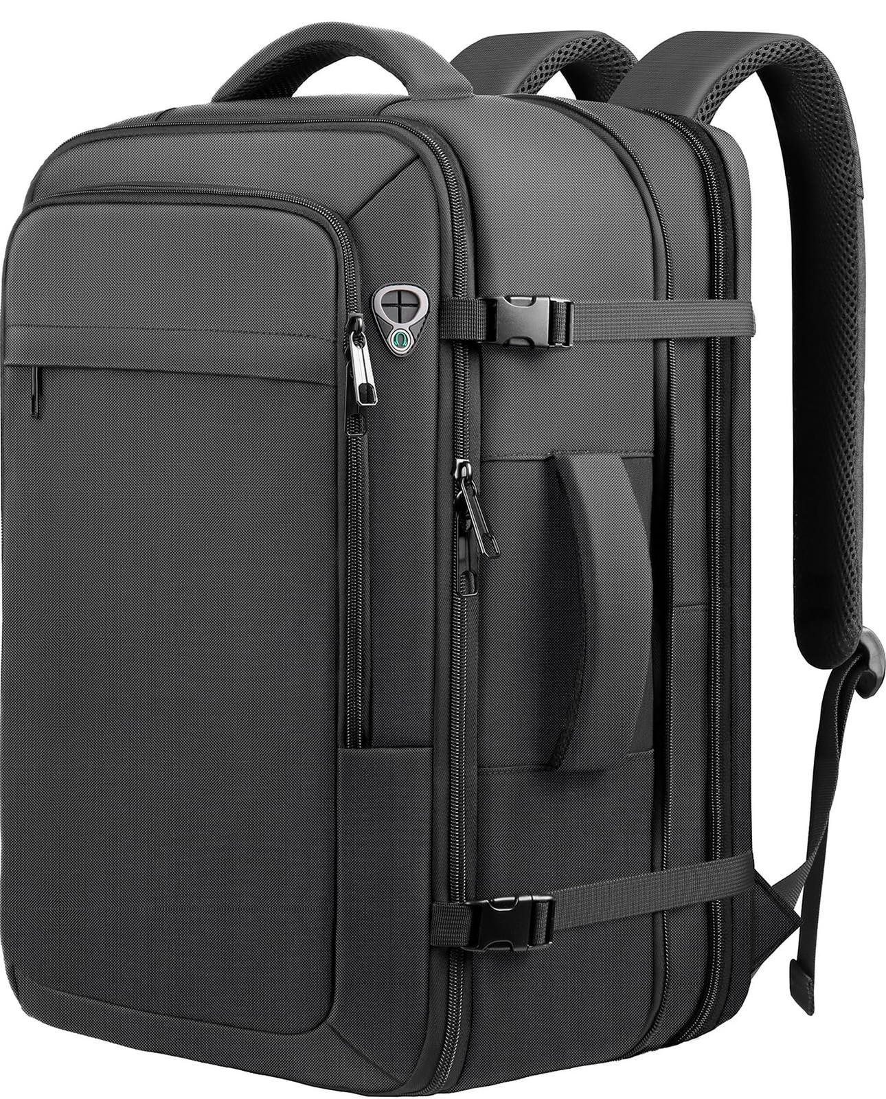 Carry On Backpack, 50L Expandable Travel Backpack, TSA Airplane Approved, Day...