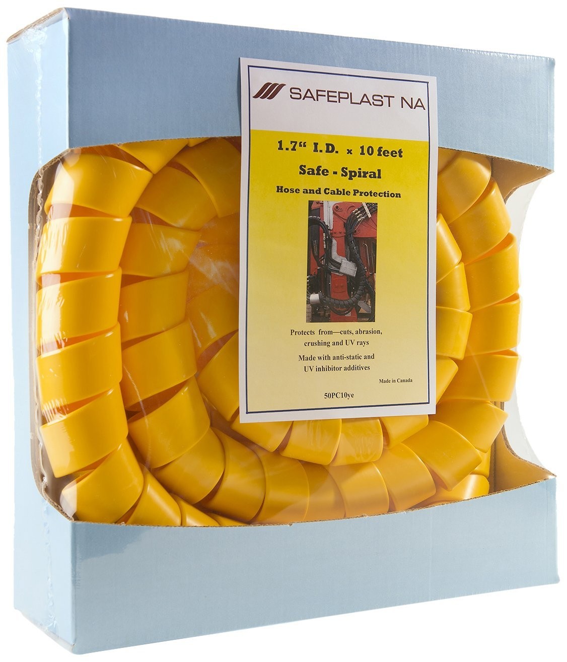 Caplugs SPPC Series – Safeplast Pre-Cut Spiral Wrap, Hose & Cable Protector, ...