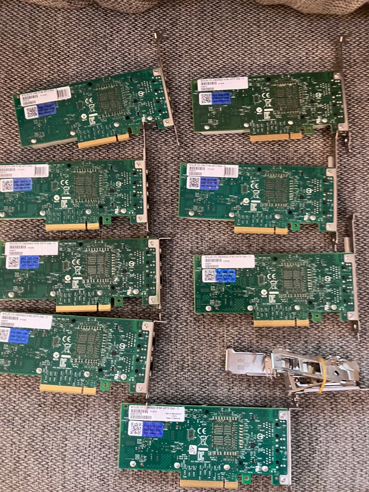 8 x Lot Intel X540-T2 Dual Port 10Gb RJ45 10GBase-T Network Adapter X540T2