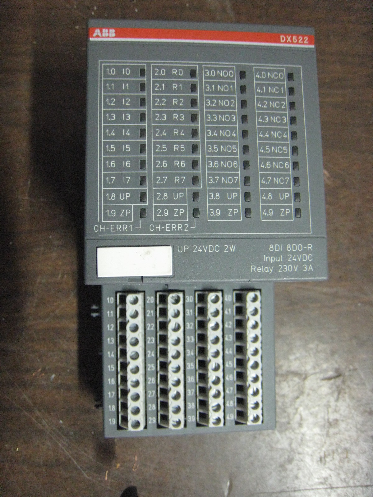ABB DX522-B4 DIGITAL INPUT/ OUTPUT MODULE 