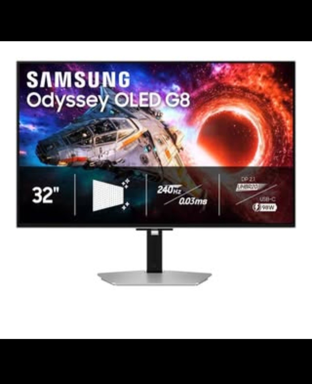 NEW Samsung 32" Odyssey OLED G8 (G80SH) Gaming Monitor QD-OLED 4K, LS32HG802SNXZ