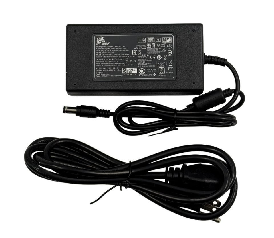 Power Supply Adapter for Zebra GK420D GX420D ZP450 Printer OEM 24V 2.5A 60W