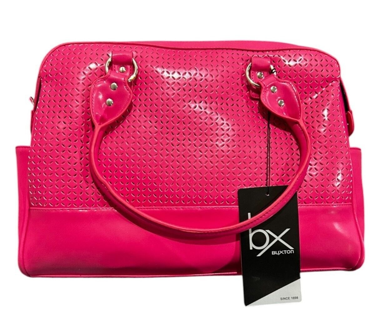 Buxton Femme Tote Laptop Bag Handbag Pink