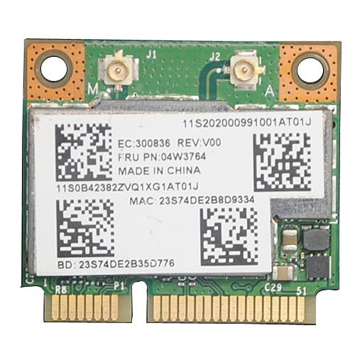 Thinkpad E430 E431 E435 E530 U310 04W3764 WiFi+Bluetooth 4.0 Wifi Card 2.4/5GHZ