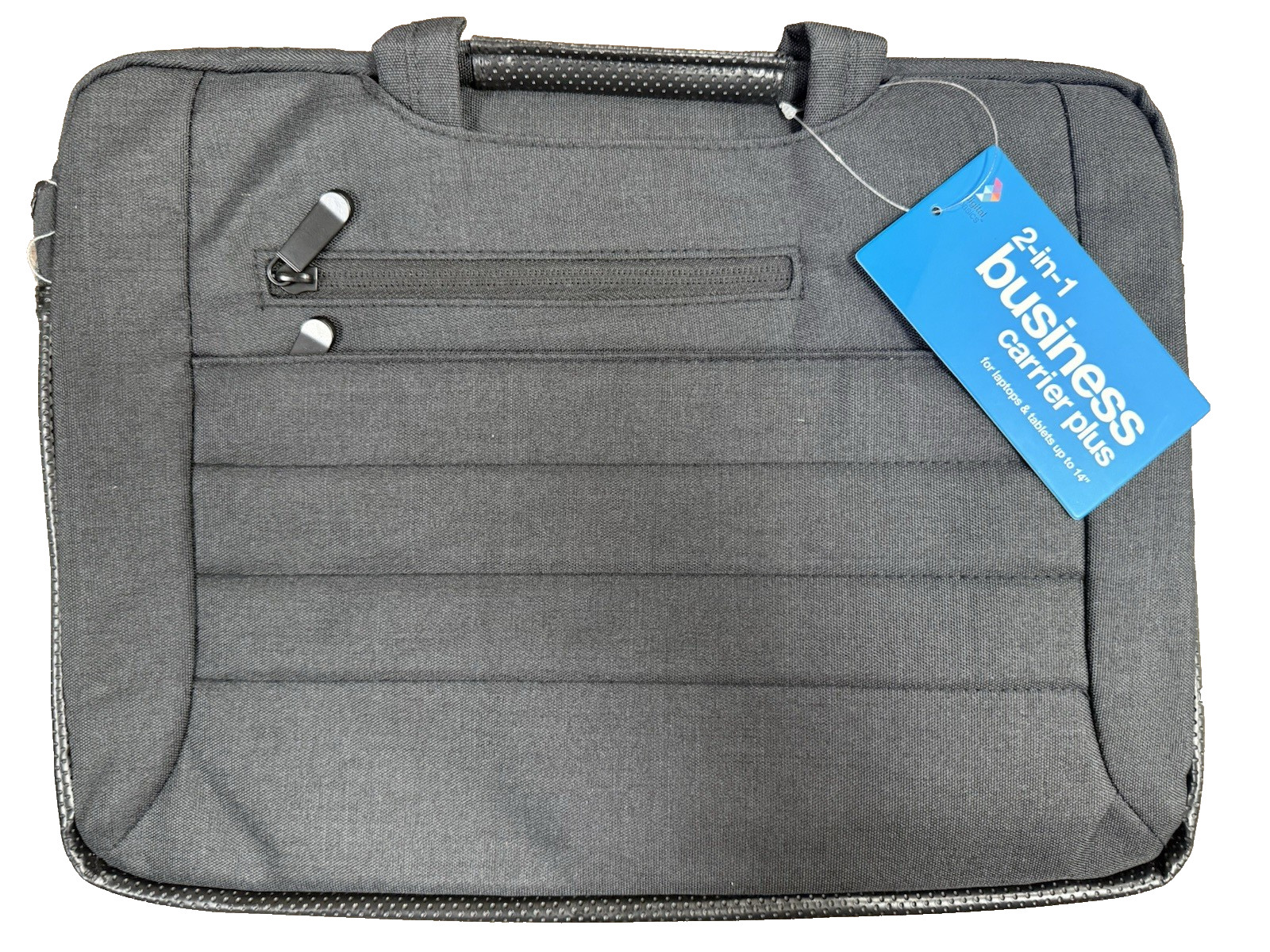 Digital Basics 2 in 1 Business Carrier For Laptops /Tablets Up To 14" -  Black