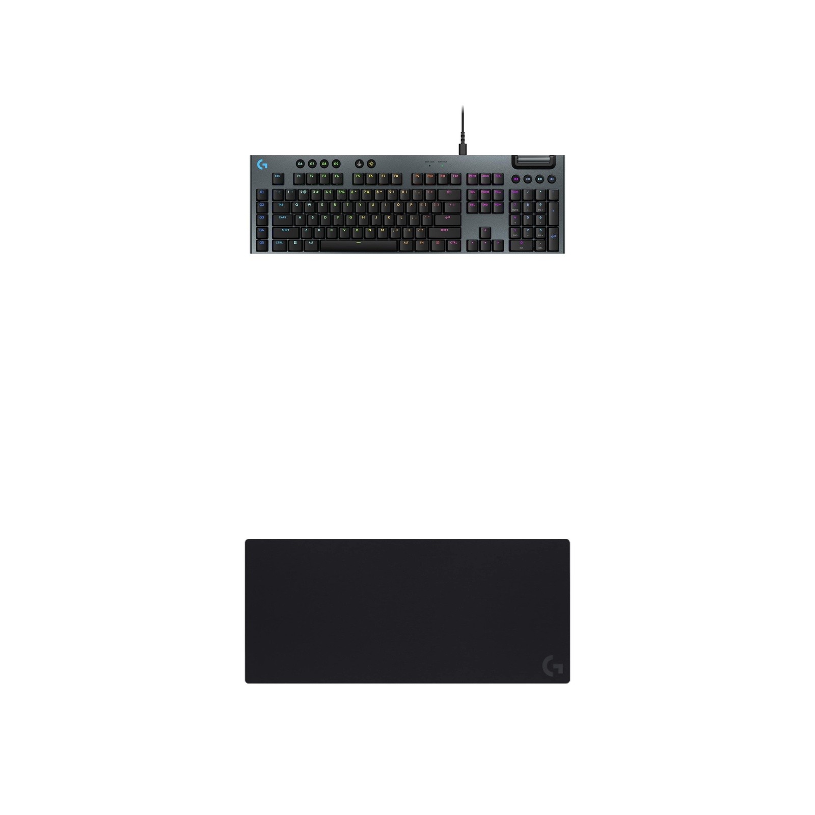 Logitech Premium Desktop Bundle: G915 X Full-Size Keyboard + XL Mouse Pad