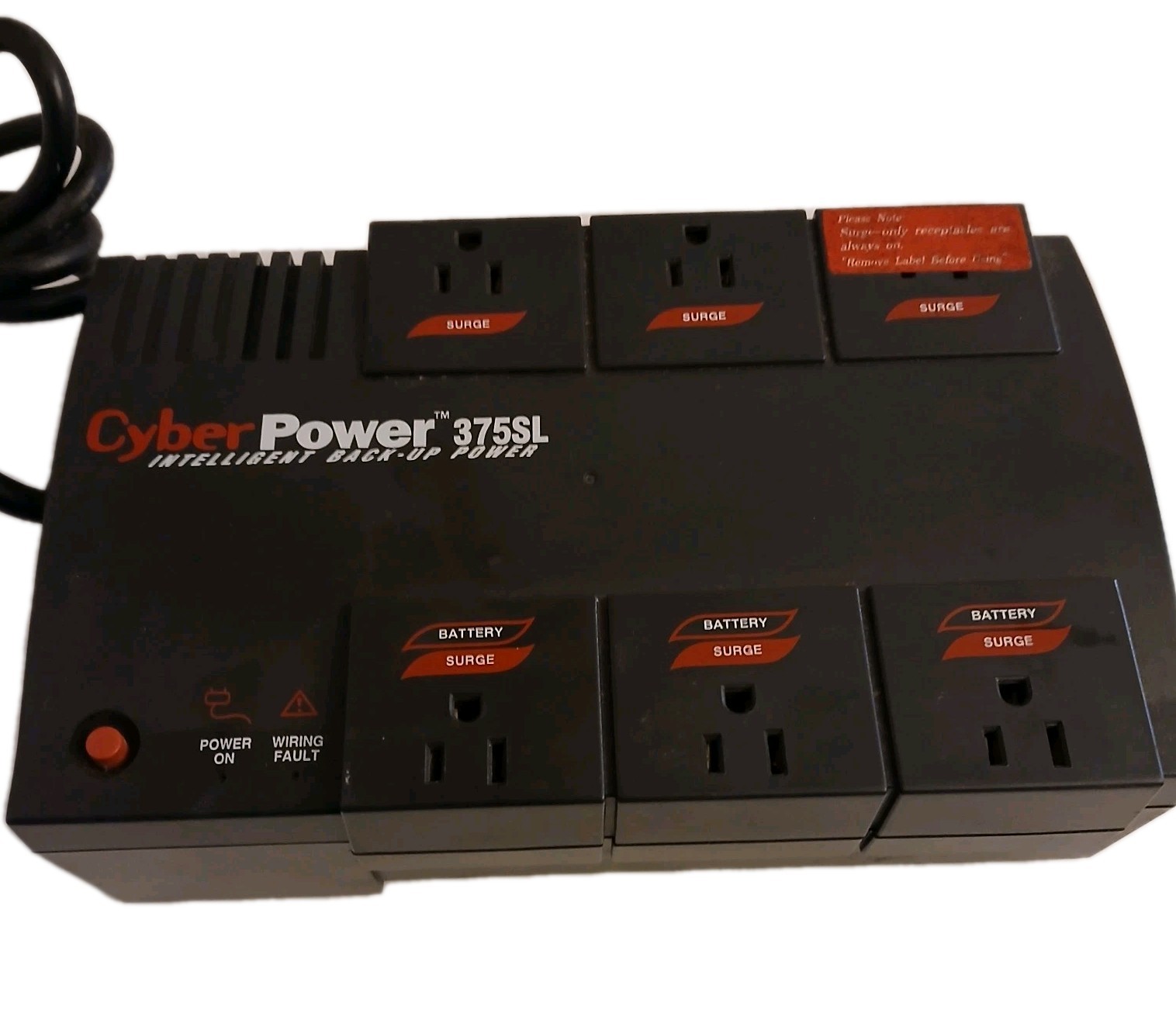Cyber Power Battery Back-up 375SL Black