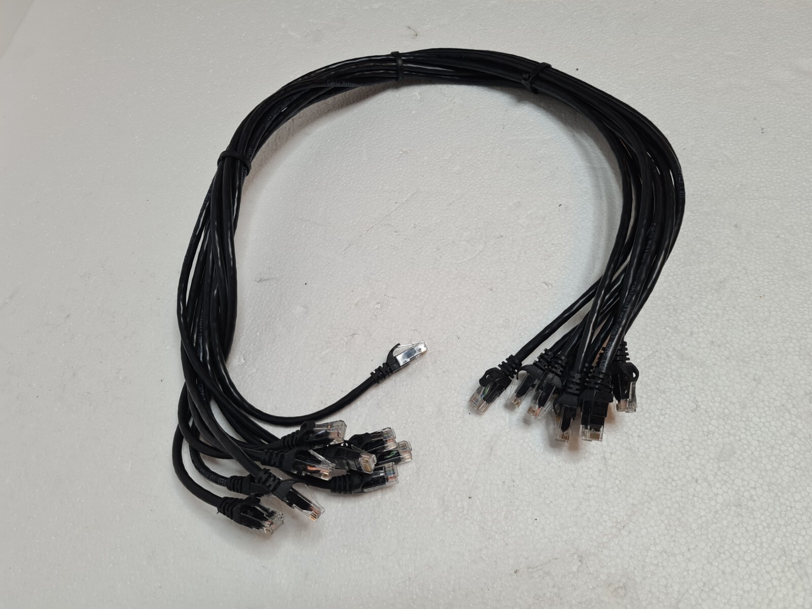 CAT5 Ethernet Network Cable Lot 10 3FT 4FT Black color 