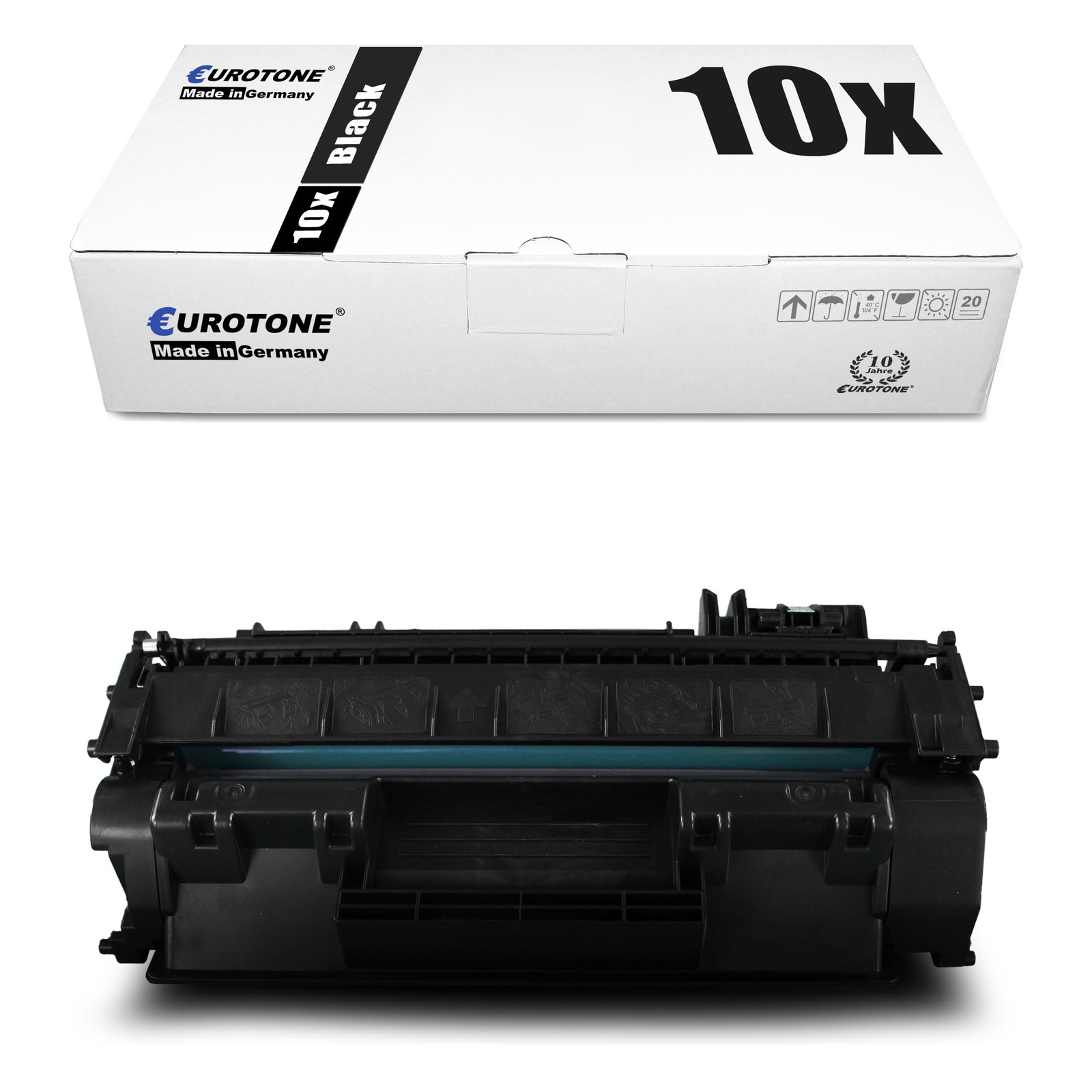 10x Compatible HP LaserJet Toner Cartridge XL Q7553X 53X Black