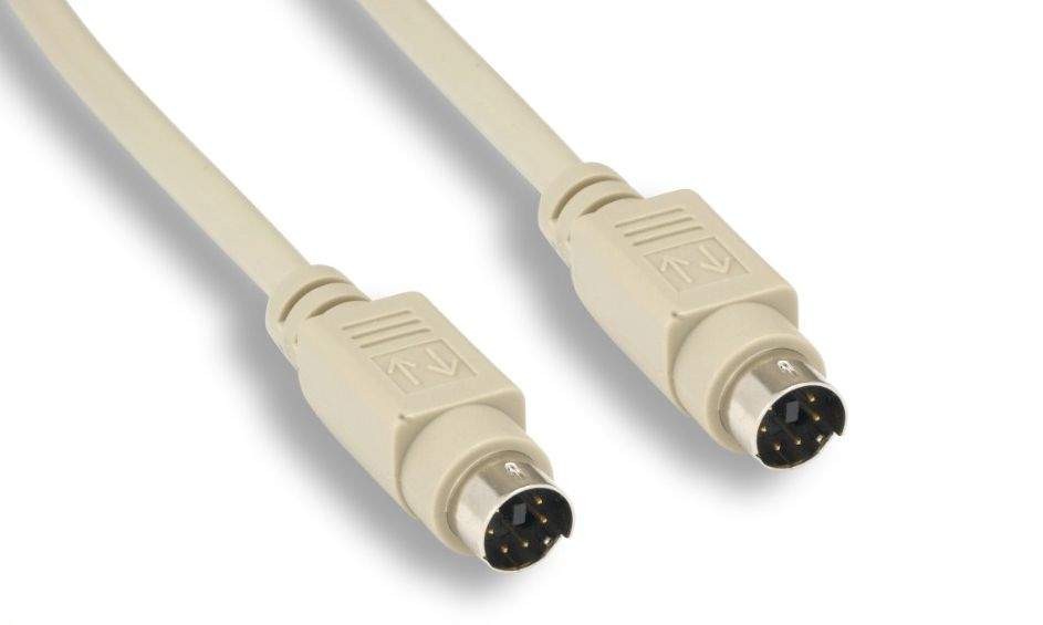 50FT KEYBOARD-MOUSE Cable MINIDIN6 Male Male PS2