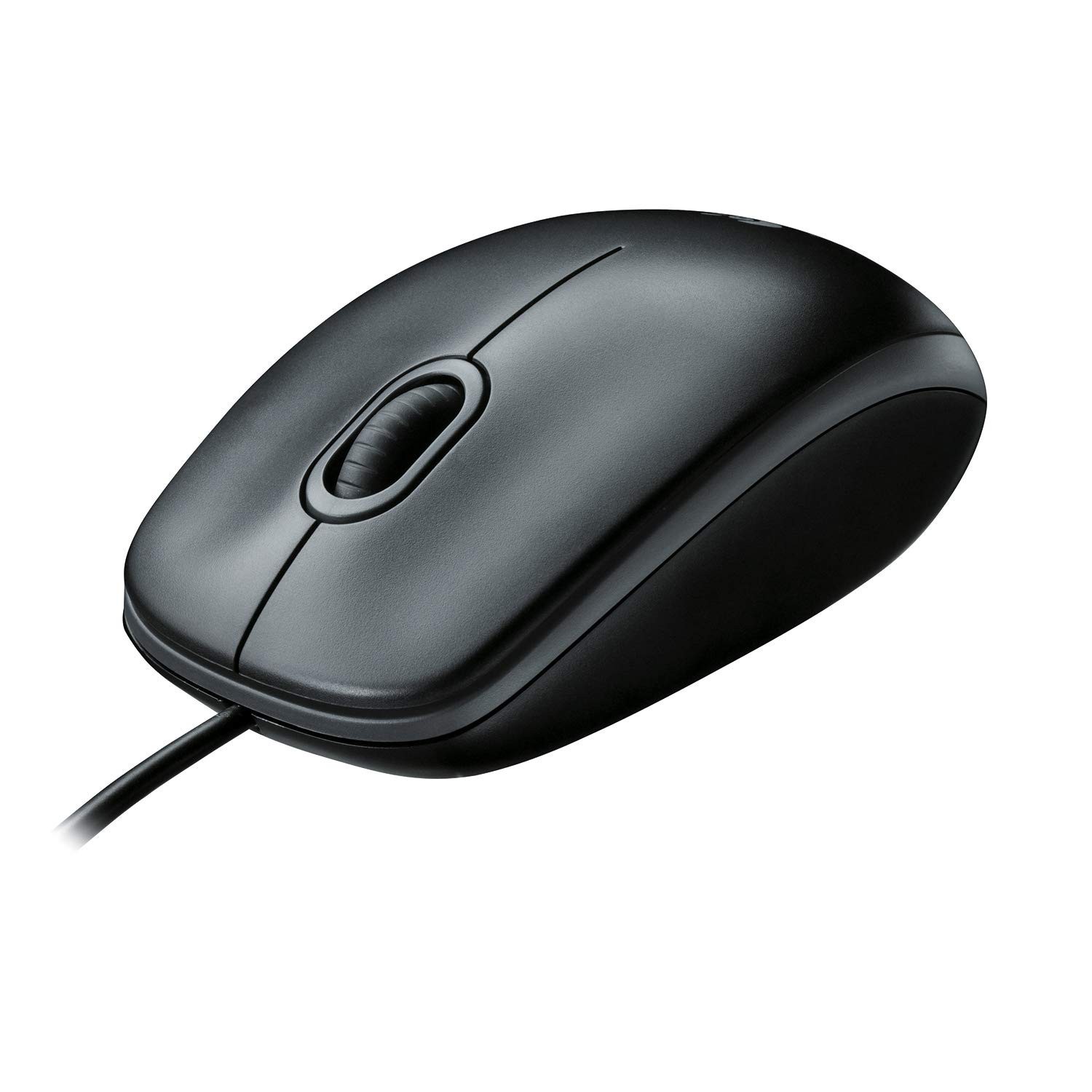 B100 Ambidextrous Wired Mouse - Black