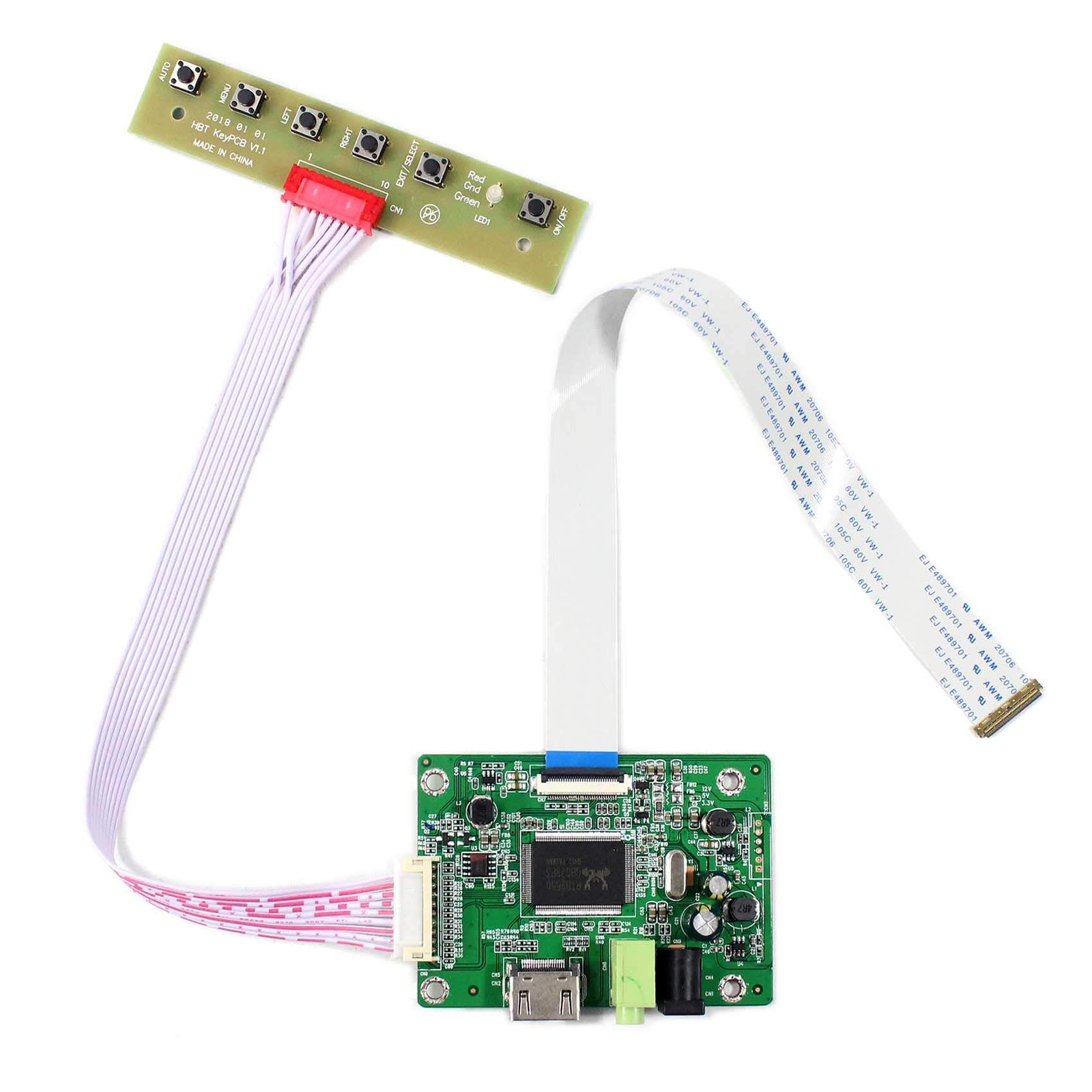 HDMI LCD Controller Board for 11.6" 13.3" 14" 15.6" 1366x768 30 Pin eDP LCD S...