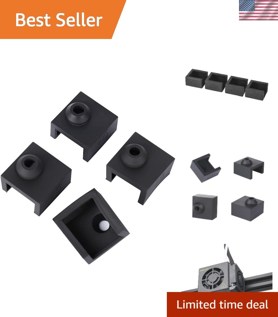 4PCS Official Printer Hotend Silicone Sock Heater Block Silicone Cover for En...