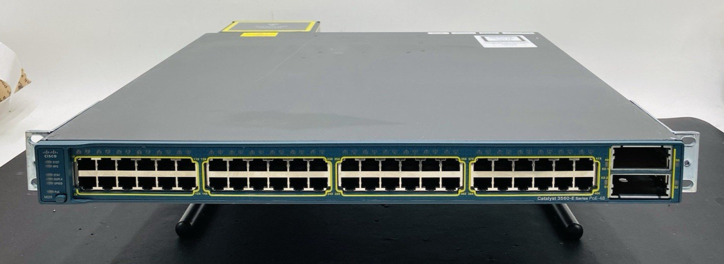 Cisco WS-C3560E-48PD-S 48 Port Gigabit