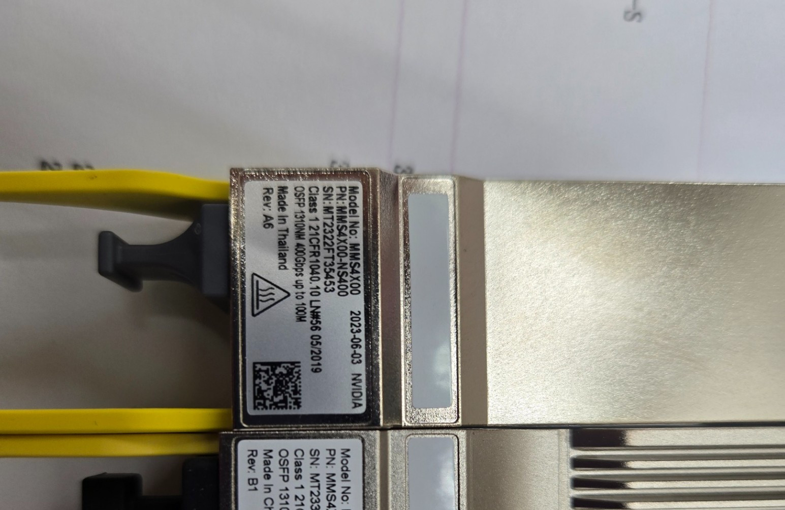 1PC NVIDIA MMS4X00-NS400 400G OSFP DR4 1310NM 100M Fiber Optic Module "ORIGINAL"