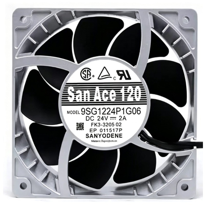 Sanyo 12CM 9SG1224P1G06 24V 2A 4-Wire PWM High-Airflow Cooling Fan
