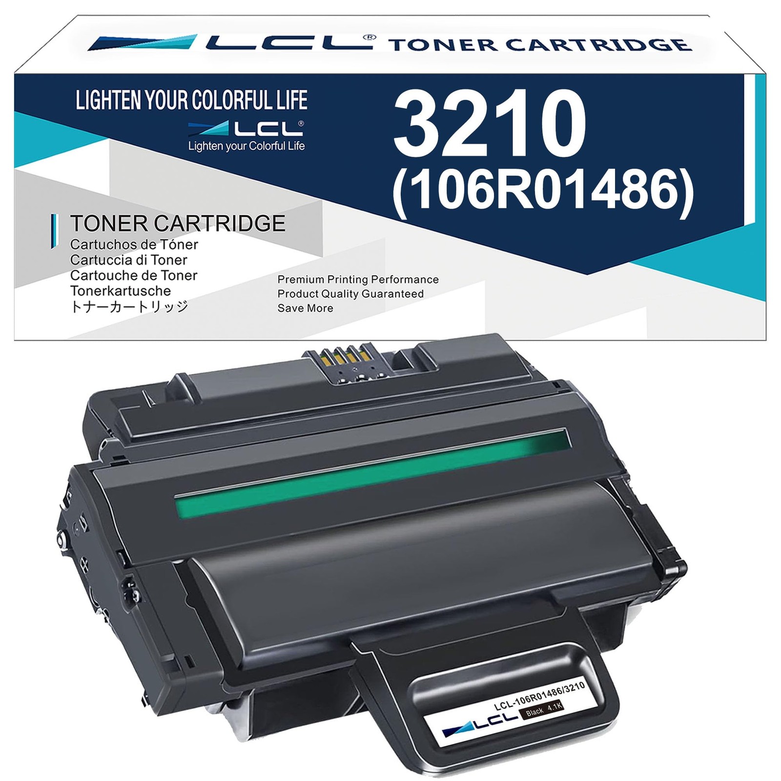LCL Compatible Toner Cartridge for Xerox 106R01486 WorkCentre 3210 3220 1-Pack