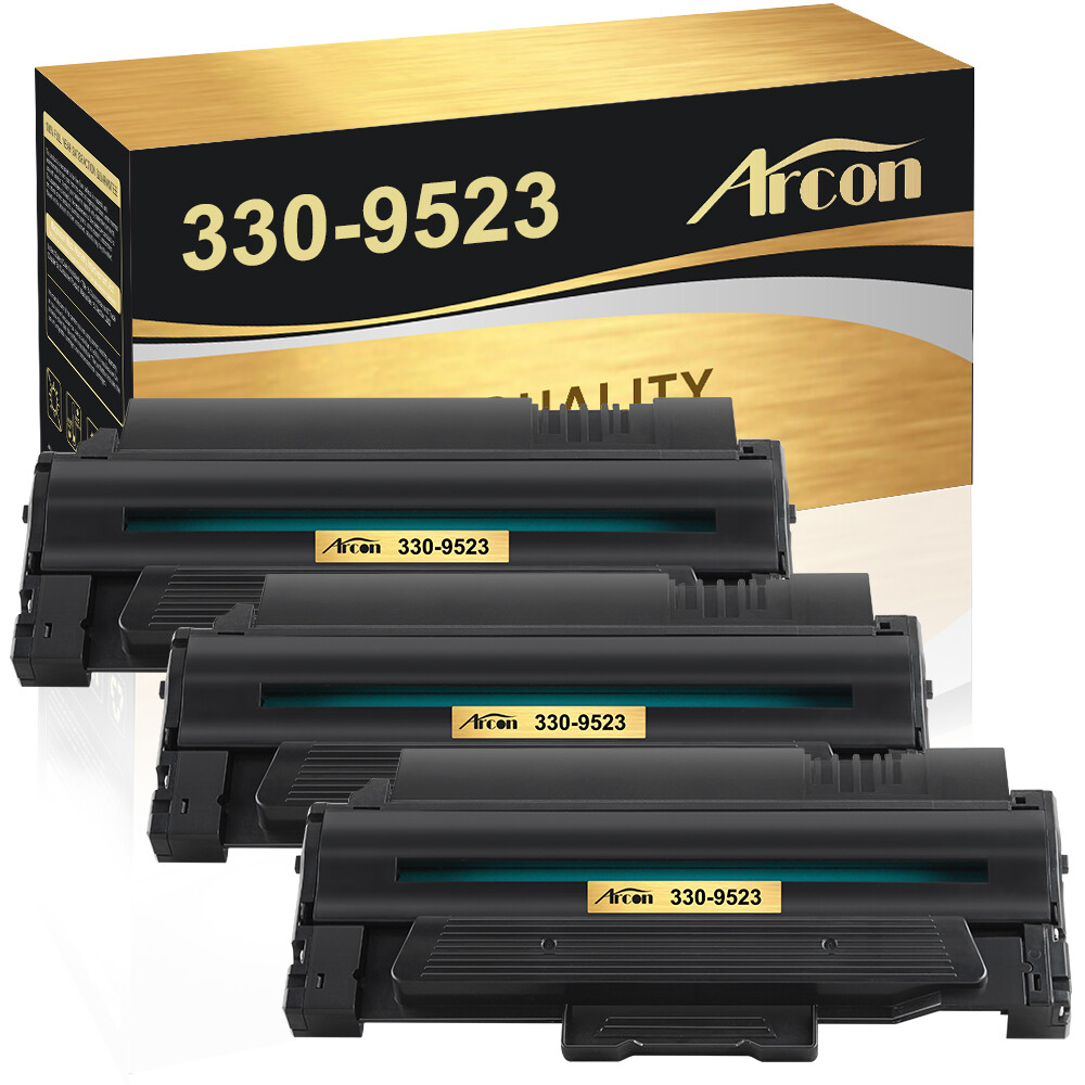 3PK 330-9523 Toner Cartridge Compatible With Dell Laser 1130 1130n 1133 1135N
