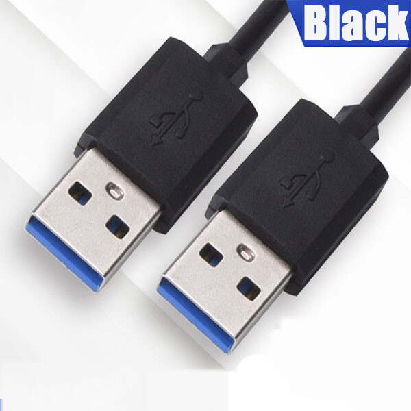 USB 3.0 A Male to A Male Cable Data Transfer Super Speed Power Charger Metal lot