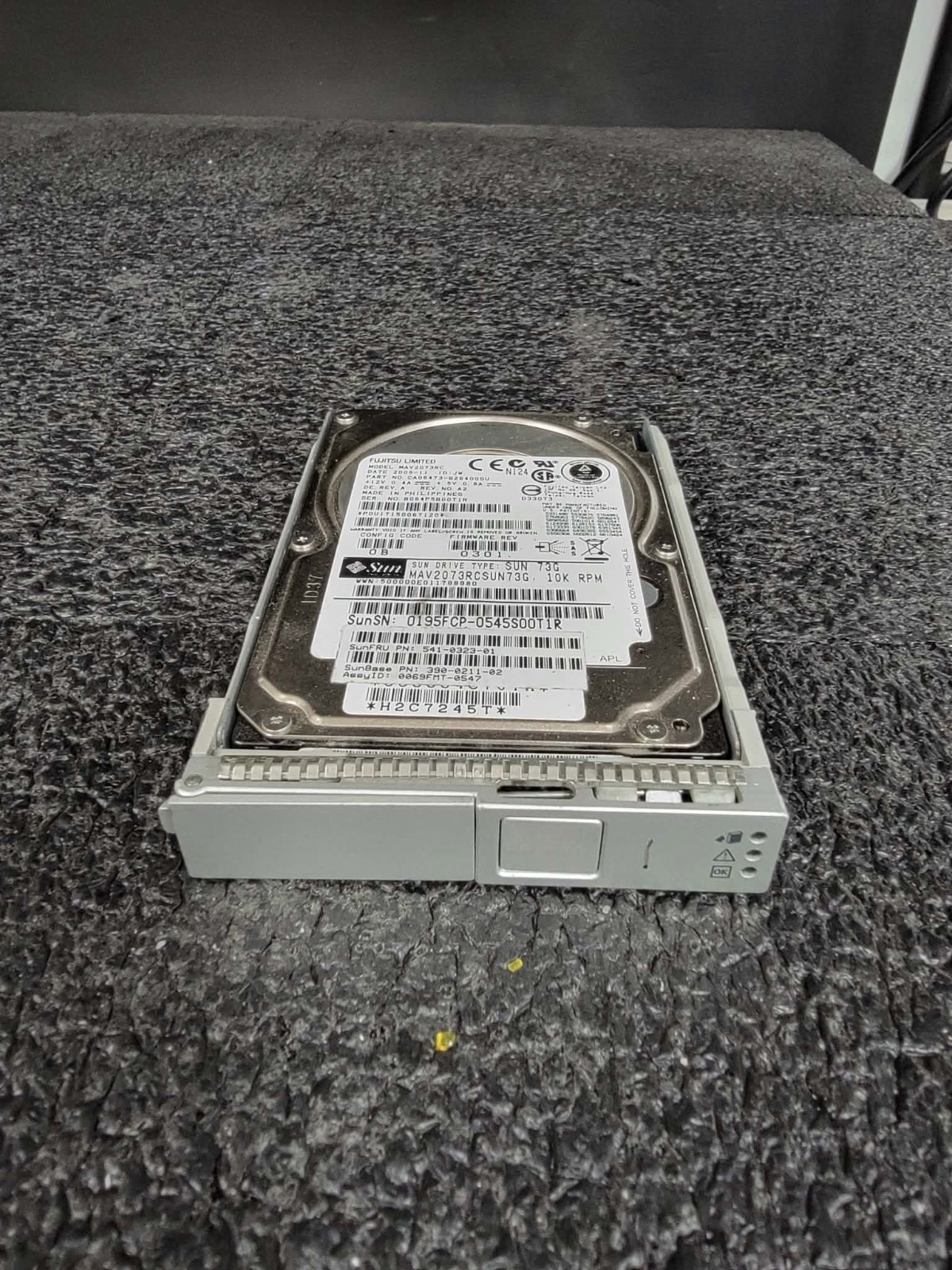 SUN 541-0323-01 390-0211-02 MAV2073RCSUN73G 73GB 10K RPM 8MB 3 Gb/s SAS 2.5" HDD