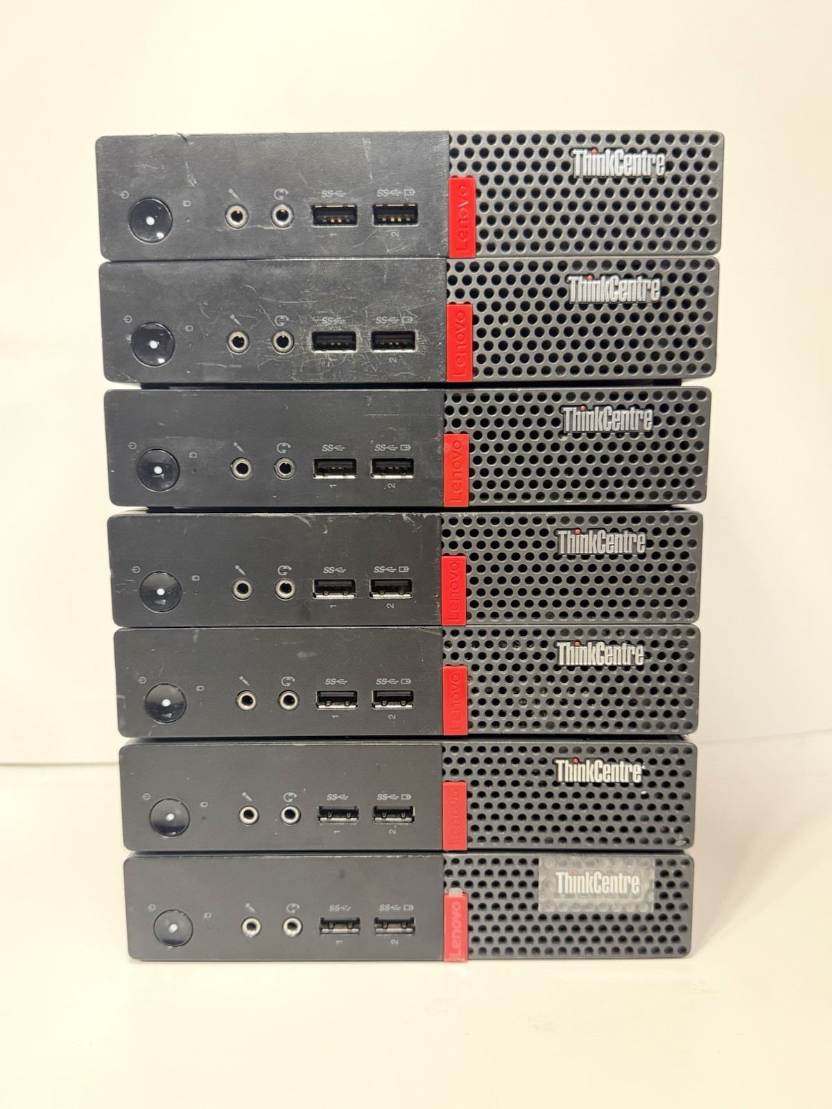 Lot of 7 Lenovo ThinkCentre M910q/M710q Micro Intel i5-6500T 8GB RAM NO SSD/AC