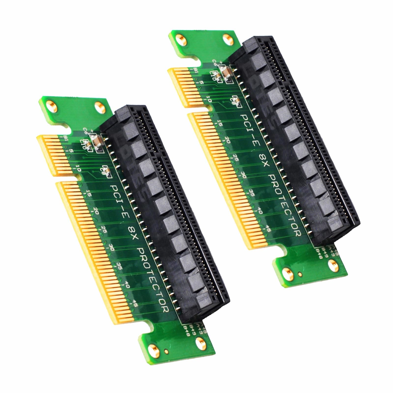 IYUANEPRO PCI- Express 8X Riser Card 90-Degree, PCI-Express 8X Riser Card, 90...