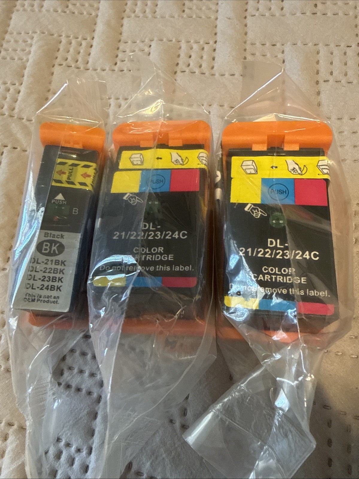 Ink Cartridges Dl-21/22/23/23C And Dl-21 22/23/24Bk Sealed