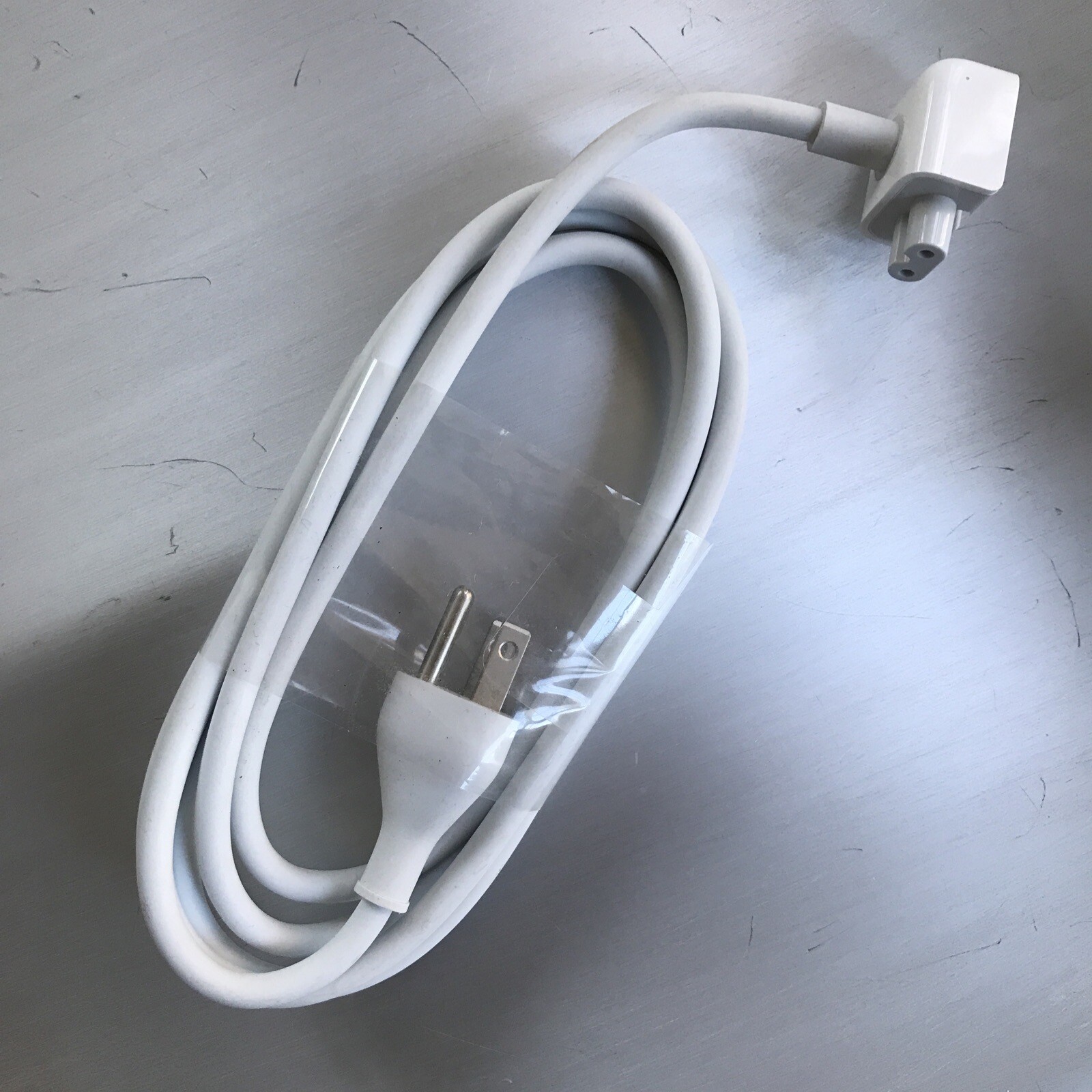 White Longwell Original Apple LS-7A 2.5A 125V 3-Prong AC Power Cord E344534 OEM