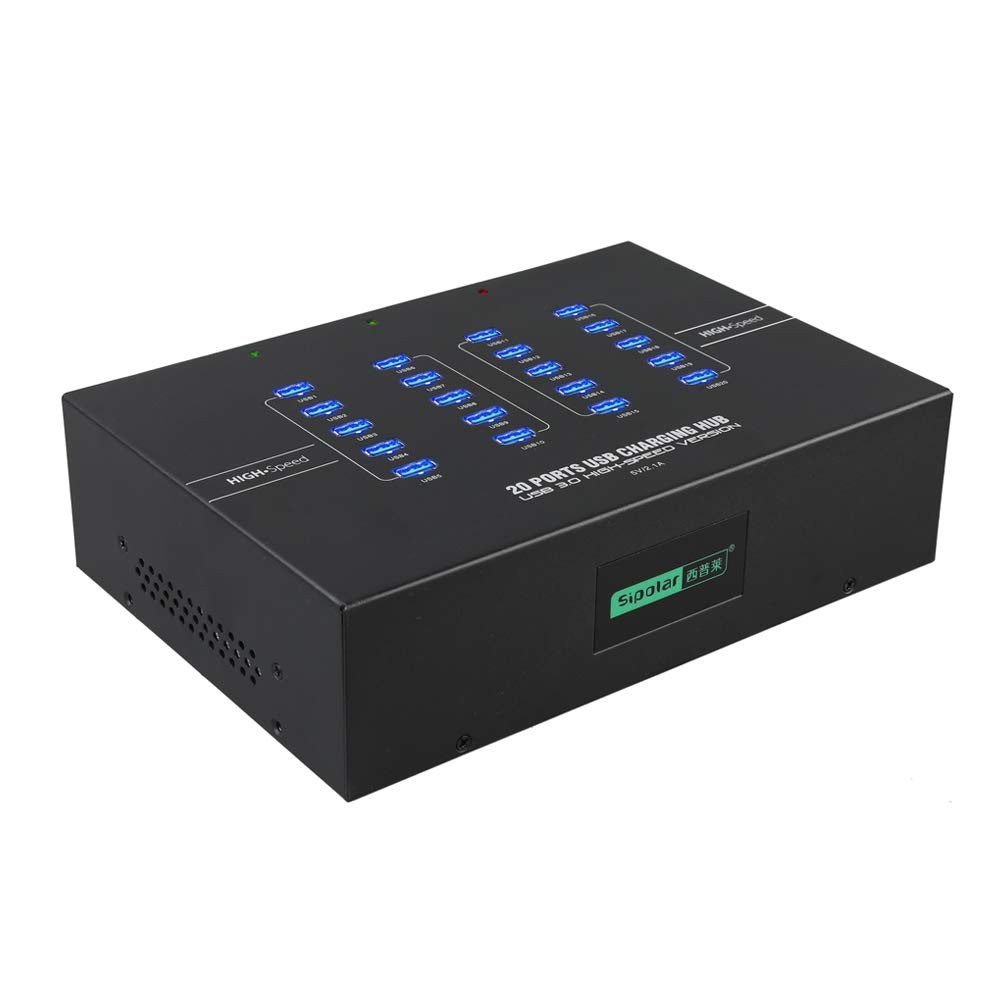 USB Hub, Sipolar 20 Ports Industrial 3.0 Hub 20 port usb3.0 200W