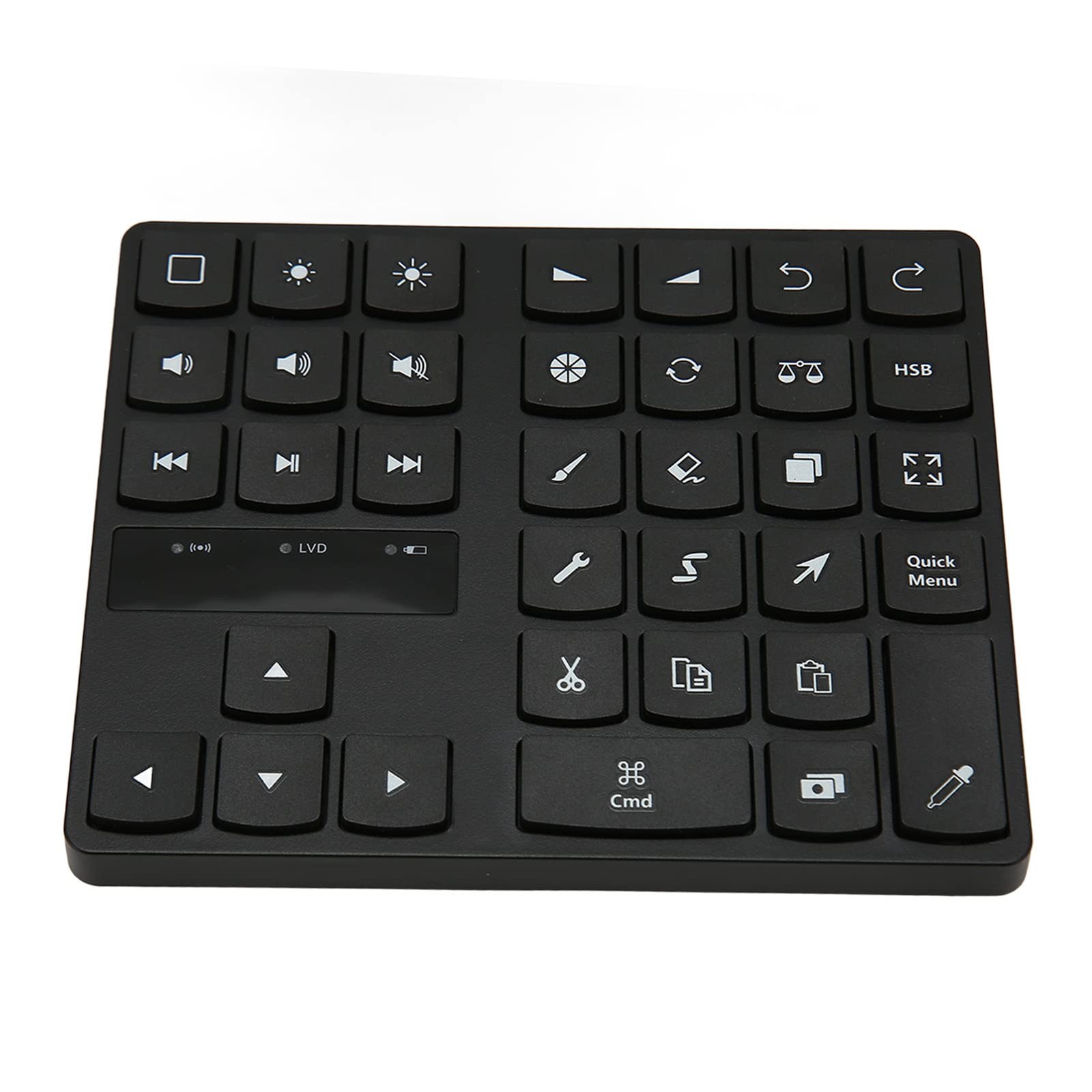 Bluetooth 5.0 Drawing Keyboard 35 Keys One Handed Shortcut Tablet Keypad iOS