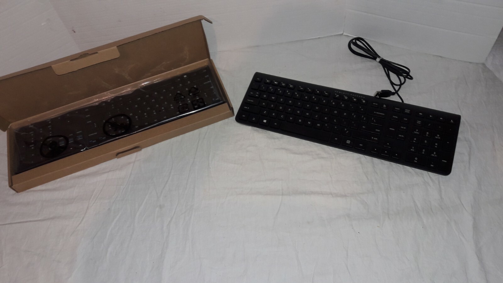 2 Computer Keyboards, Dell KB216d & Hewlett Packard SK-2026, USB, New & Used