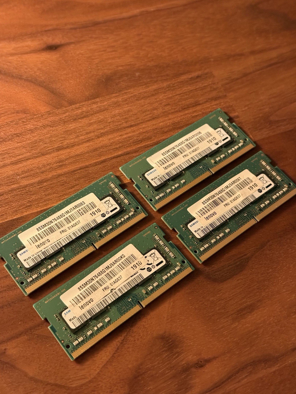 32GB (8GBx4) OEM SAMSUNG DDR4-2666 MHz SODIMM - Lenovo 01AG837