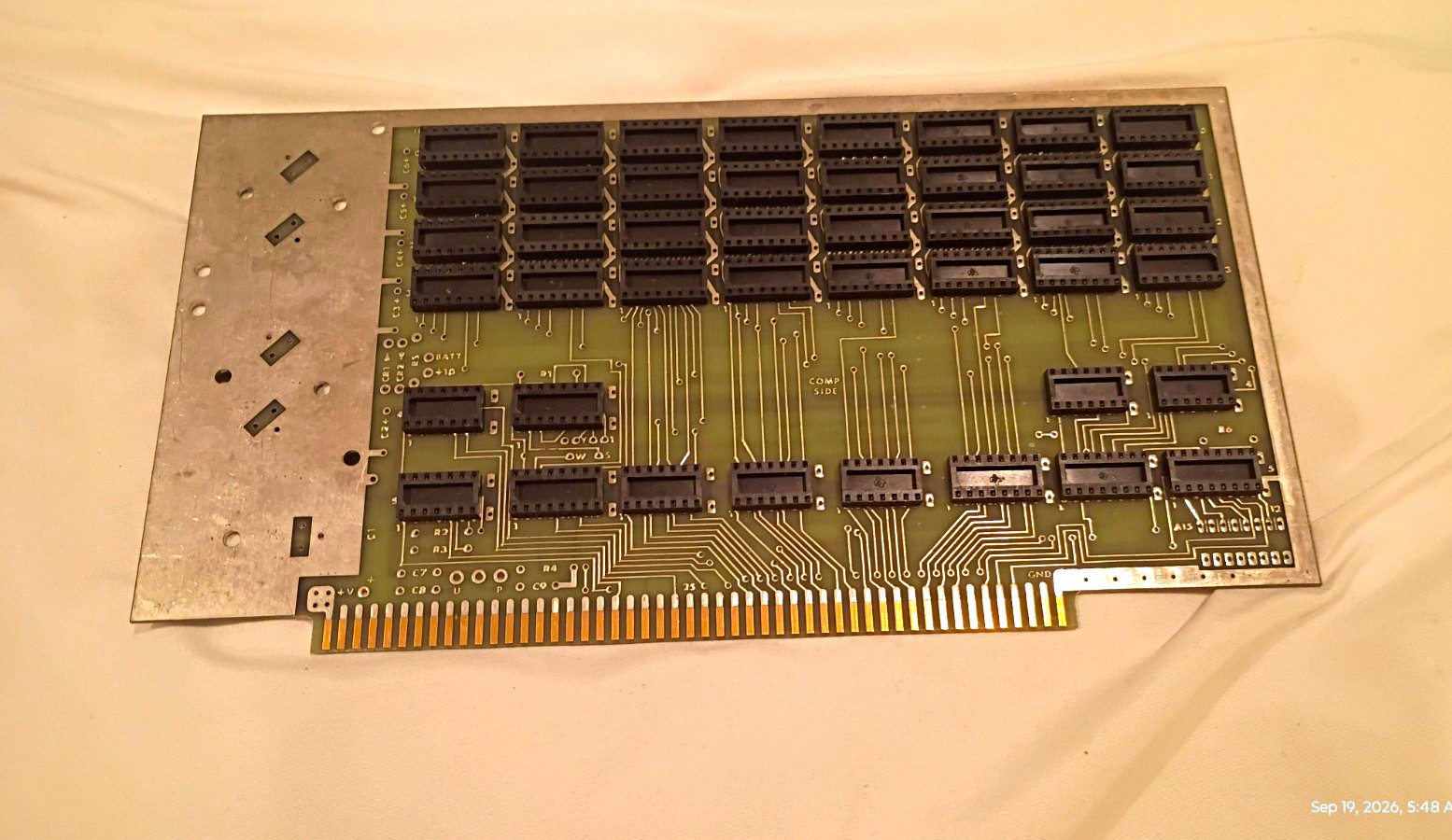 1976 Micro Applications 4K RAM S-100 Memory Board Altair Era Vintage Computer